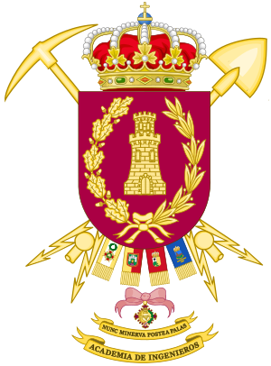 Archivo:Coat of Arms of the Spanish Army Engineering Academy