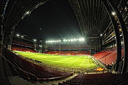 Parken Stadium de Copenhague, sede de la final.