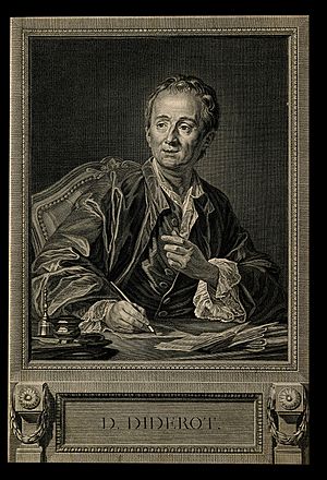 Archivo:Denis Diderot. Line engraving by B. L. Henriquez after L. M. Wellcome V0001578