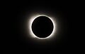 Eclipse total en la ciudad de Gorbea