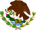 Escudo de la Tercera República Federal de los Estados Unidos Mexicanos en 1934