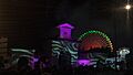 Espectáculo de luz sobre la Puerta de Hierros del Recinto Ferial de Albacete. Feria de Albacete 2014