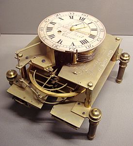 Archivo:Ferdinand Berthoud marine clock No2 with motor spring and double pendulum sheel 1763