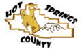 Flag of Hot Springs County, Wyoming