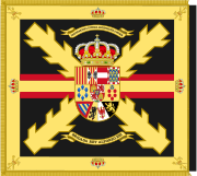 Guidon of the 2nd Spanish Legion Brigade King Alfonso XIII (Reverse).svg
