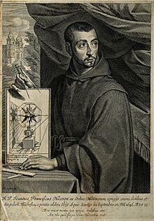 Jean-François Niceron. Line engraving by M. Lasne, 1652. Wellcome V0004292.jpg