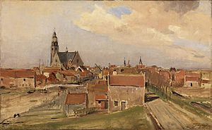Archivo:Johan Barthold Jongkind - Ansicht von Maassluis - 2694 - Staatliche Kunsthalle Karlsruhe