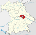 Locator map R in Bavaria