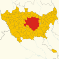 Map of Milano (Metropolitan City of Milan, region Lombardy, Italy 2024)