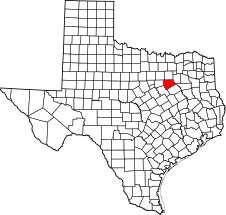 Map of Texas highlighting Ellis County.svg