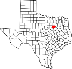 Archivo:Map of Texas highlighting Ellis County