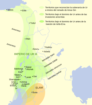 Archivo:Mapa Tercera Dinastia de Ur