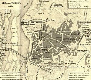 Archivo:Mapa de Alba de Tormes, 1867, por Francisco Coello (cropped)