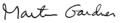 Martin Gardner Signature