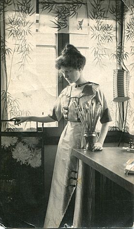 Archivo:Mary Agnes Yerkes, Mary Agnes in her studio