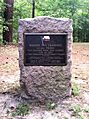 Mission San Francisco de los Tejas marker