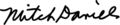 Mitch Daniels Signature