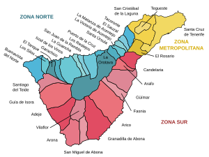 Archivo:Municipios y zonas de Tenerife