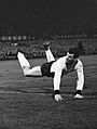 Nederland tegen West-Duitsland 2-4, eerste Duitse doelpunt Graafland, Seiter, Sc, Bestanddeelnr 918-9493 (Lothar Emmerich)
