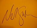 Neil Gaiman signature