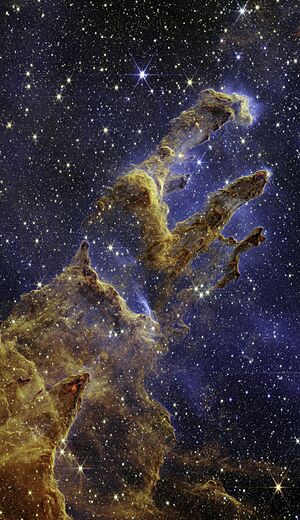 Archivo:Pillars of Creation (NIRCam Image)