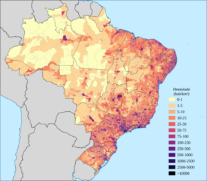 Archivo:Population density Brazil 2022