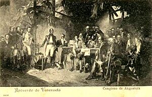 Archivo:Postal Congreso de Agostura 1900s 001