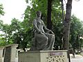 Statue of Khurshidbanu Natavan in Guba