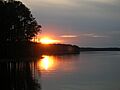 Sunset clarkshill-lake