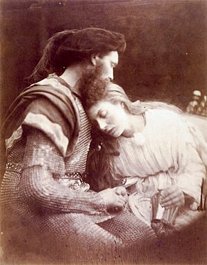 Archivo:The Parting of Sir Lancelot and Queen Guinevere, by Julia Margaret Cameron