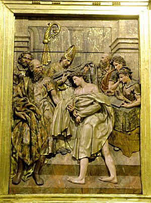 Archivo:Tolosa - Iglesia de San Francisco, retablo mayor 3