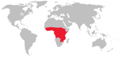 Distribución geográfica de la mosca tsetse