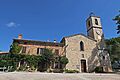 Église du Rouret et maison mitoyenne