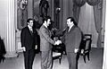 1969 Diciembre 4. Visita del actor Maximilian Schell al presidente Rafael Caldera