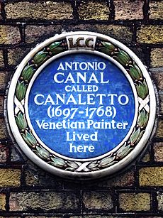 Archivo:ANTONIO CANAL CALLED CANALETTO (1697-1768) Venetian Painter Lived here