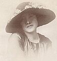 Akiko Yosano in western clothe