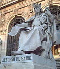 Archivo:Alfonso X el Sabio (José Alcoverro) 02