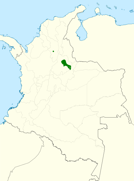 Amazilia castaneiventris map