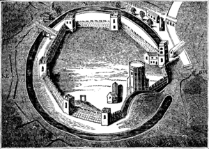 Archivo:Ancient plan of Oxford Castle