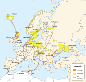 Archivo:Anser anser migration map-fr