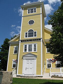 Bellingham Town Hall, June 2010, Bellingham MA.jpg