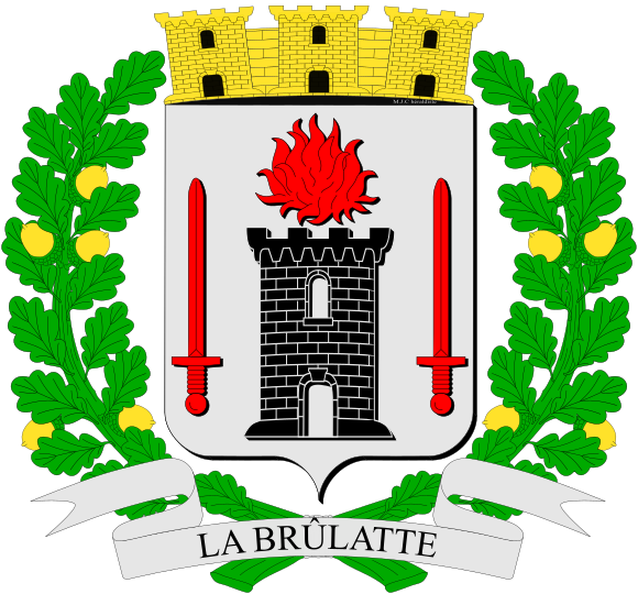 Blason officiel La Brûlatte