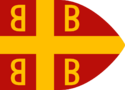 Byzantine imperial flag, 14th century.svg