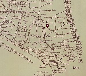 Archivo:Campo de Luna en el mapa de Tomás López, siglo XVIII