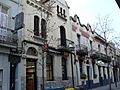 Casas de la calle Escola Industrial 16-18