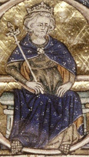 Archivo:Edward II, King of England (Bodleian Library MS Rawlinson C 292, folio 105r)