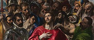 Archivo:El Expolio del Greco Catedral de Toledo detalle1