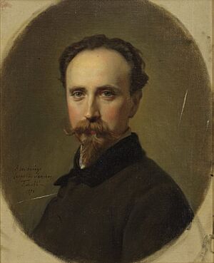 Archivo:Federico de Madrazo-Retrato del pintor Leopoldo Sánchez