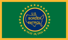 Archivo:Flag of the United States Border Patrol