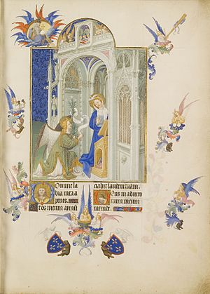 Archivo:Folio 26r - The Annunciation